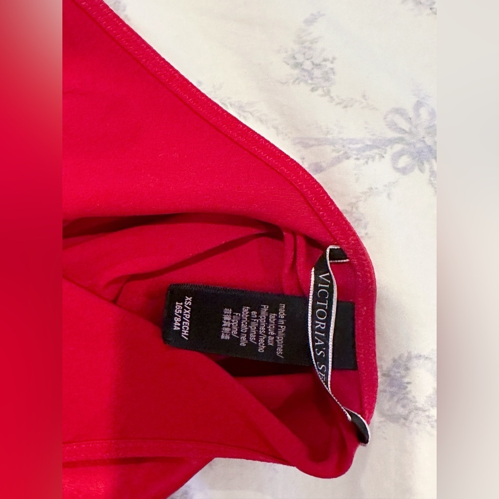 Victoria's Secret Christmas edition Red slip dress - Picture 5 of 5